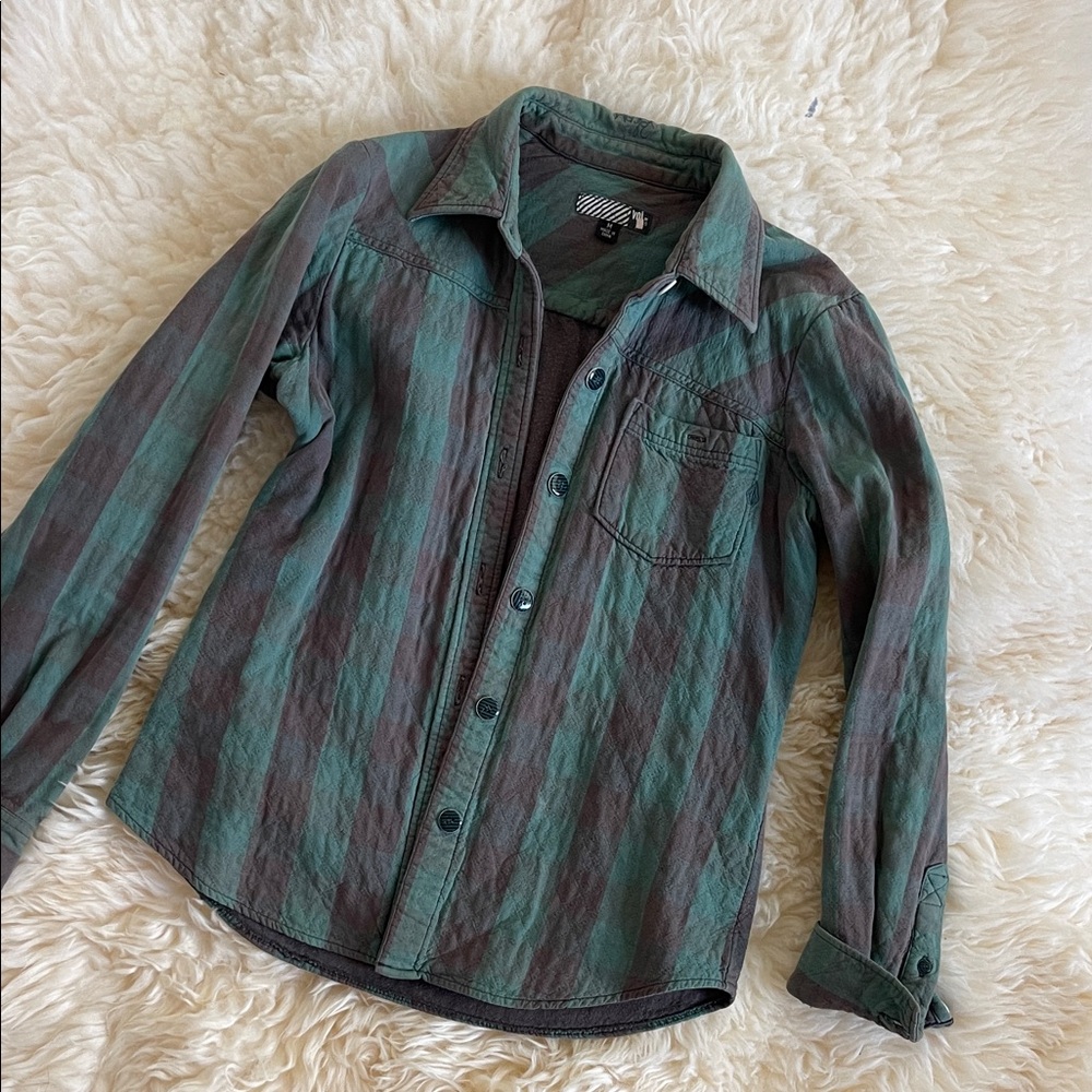 VTG Y2K Volcom Steve Flannel